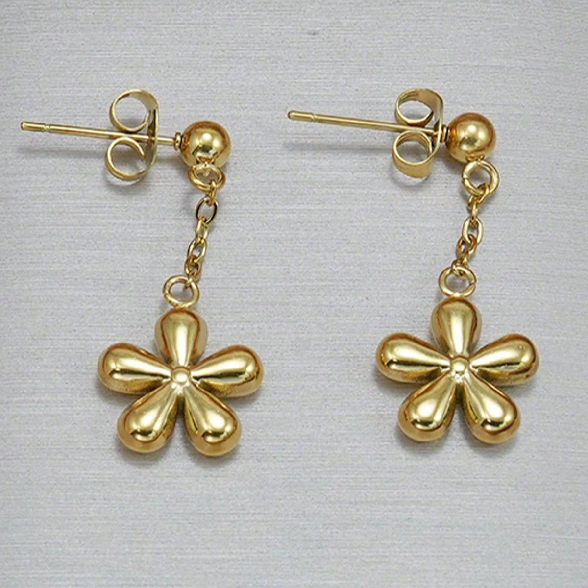 18K Lxalry Gold Floral Necklace & Earrings | Luxury Gift Set