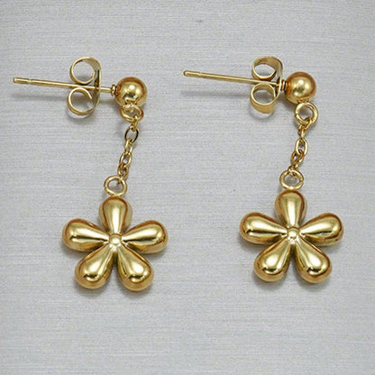 18K Lxalry Gold Floral Necklace & Earrings | Luxury Gift Set