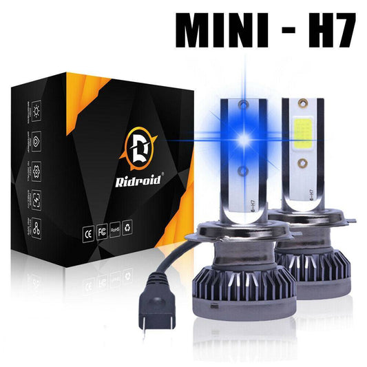 H7 LED Headlight Bulbs | 8000K Blue, 26000LM (Pair)