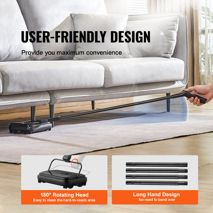 VEVOR 7.87 Inch Manual Carpet & Floor Sweeper