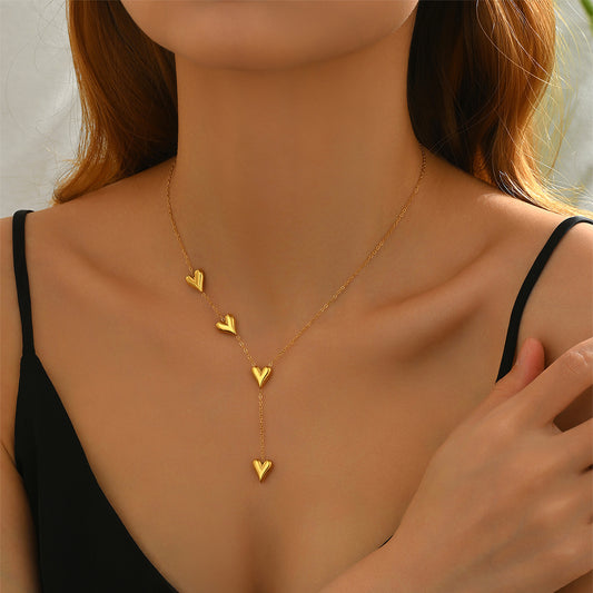 18K Gold Heart Necklace | Eco-Friendly Minimalist Gift